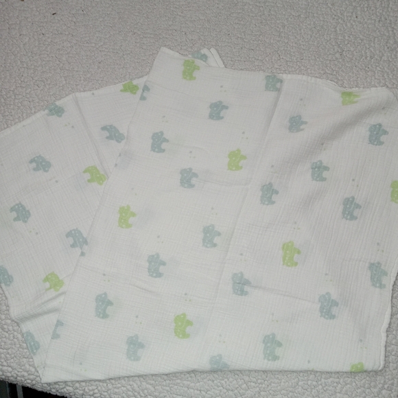5 for $10 Aden & Anais Hippo Unisex Muslim Blanket - Picture 1 of 4